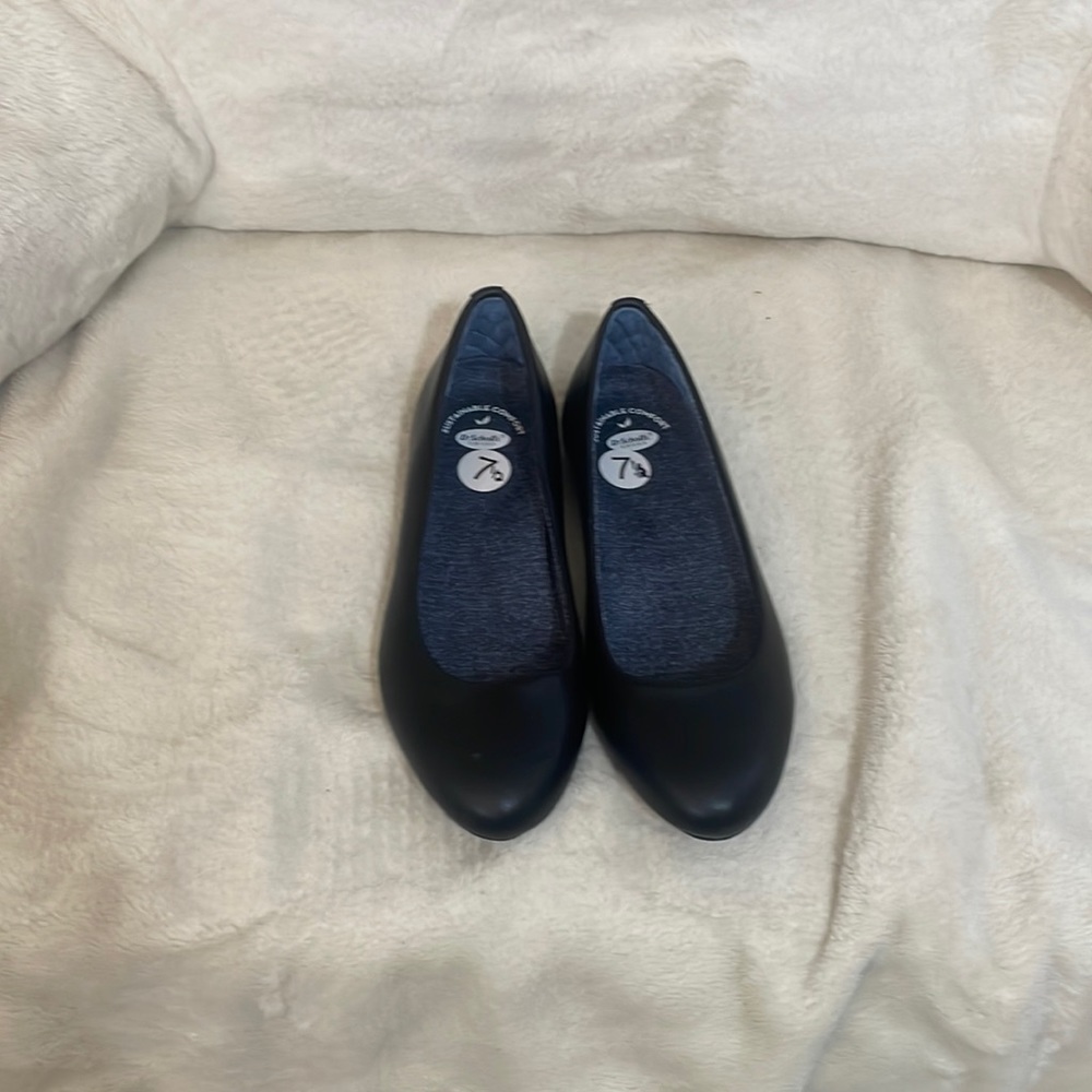 Black Dr. School’s Slip On Flats